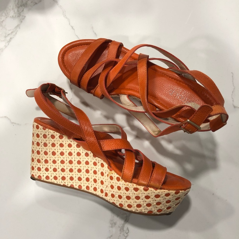 ROSEGOLD | ADDY ORANGE WEDGES